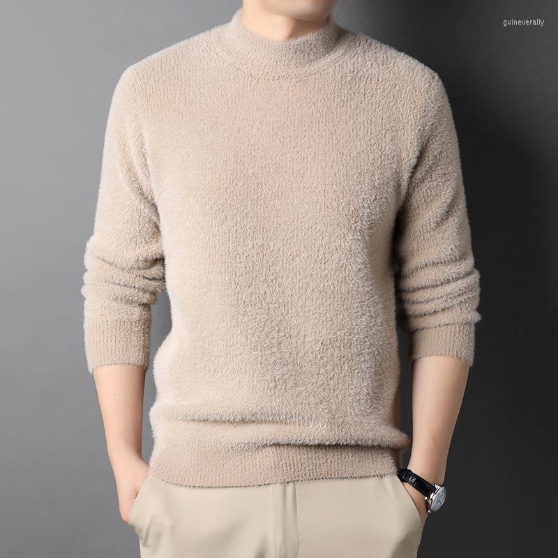 Men's Vests Winter Mink Velvet Sweater Men Thick Wool Half High Collar Cold-proof Knitted Bottoming Warm Causal Daily Guin22, Black
Men's Vests Winter Mink Velvet Sweater Men Thick Wool Half High Collar Cold-proof Knitted Bottoming Warm Causal Daily Guin22, Black