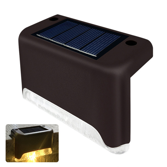 Solar Deck Lights Outdoor Step Lights Waterproof Led Lights for Railing Stairs Step Fence Yard Patio and Pathway