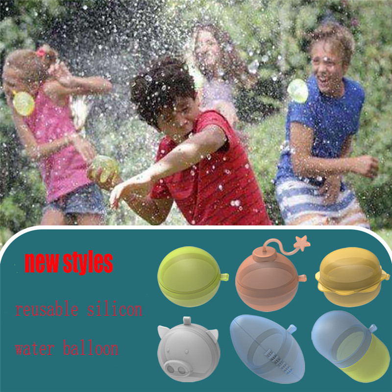 Reusable Water Balloons Silicone Water Splash Ball Quick Self-Sealing Bomb Kids Adults Outdoor Water Games
Reusable Water Balloons Silicone Water Splash Ball Quick Self-Sealing Bomb Kids Adults Outdoor Water Games
