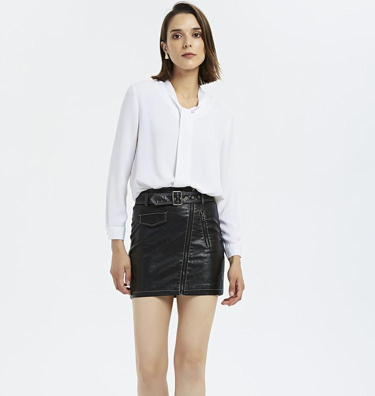 J942-2022 Spring And Autumn High Waist Slim Skirt Leather With Hip A-line Short Belt Skirts, Black
J942-2022 Spring And Autumn High Waist Slim Skirt Leather With Hip A-line Short Belt Skirts, Black
