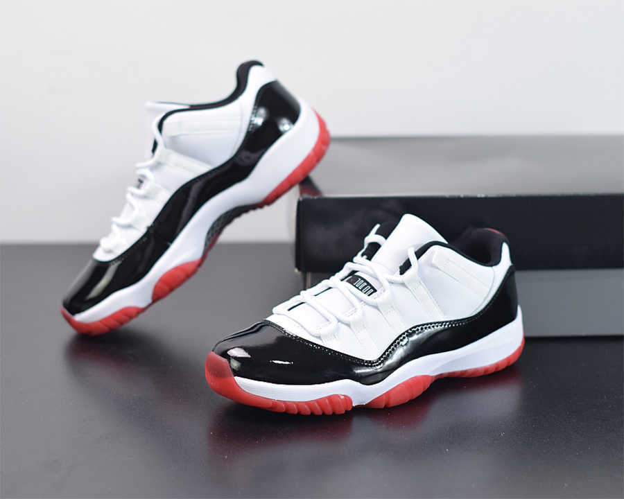 Original Version Jumpman 11 Low White Bred Basketball Shoes Real Carbon Fiber 11s Running Sneakers Men Sport Trainers Come With Box, #1
Original Version Jumpman 11 Low White Bred Basketball Shoes Real Carbon Fiber 11s Running Sneakers Men Sport Trainers Come With Box, #1