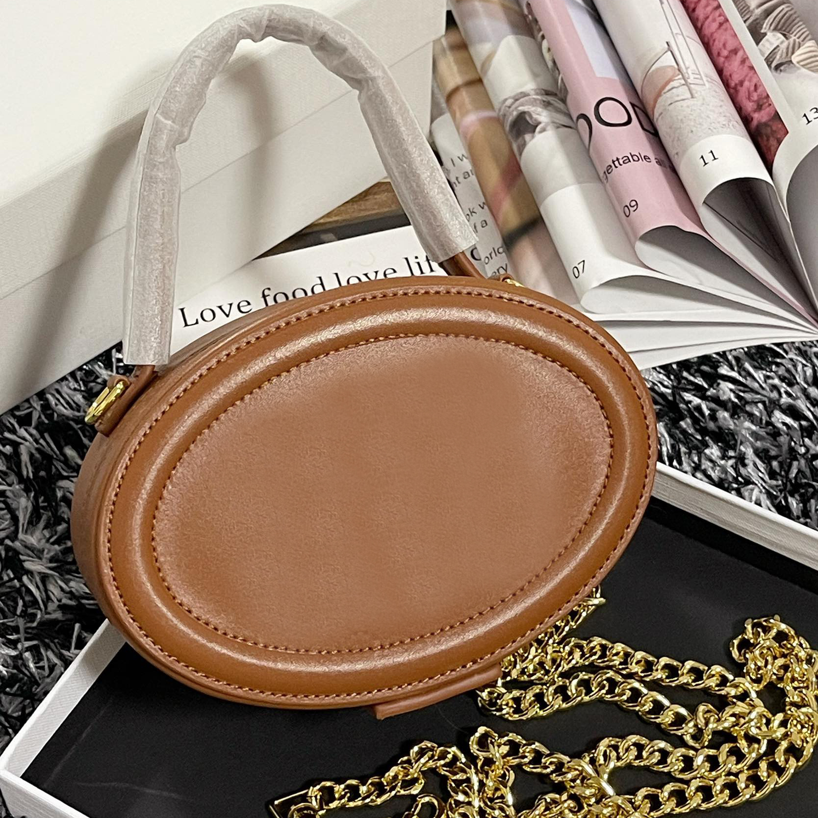 Womens Shoulder Bag Purses Fashion Oval Shape Crossbody Wallet Cowhide Leather Mini Top Handle Handbags Inner Microfiber Magnet Buckle Luxury Designer Tote, Pink
Womens Shoulder Bag Purses Fashion Oval Shape Crossbody Wallet Cowhide Leather Mini Top Handle Handbags Inner Microfiber Magnet Buckle Luxury Designer Tote, Pink