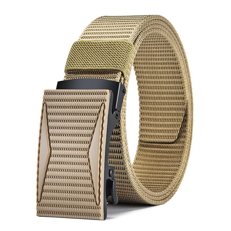 Belts Designer Mens Metel Slide Buckle Waist Alloy Quick Release Nylon Breathable Street Jeans Accessories Cinto Outdoor Khaki, Black
Belts Designer Mens Metel Slide Buckle Waist Alloy Quick Release Nylon Breathable Street Jeans Accessories Cinto Outdoor Khaki, Black