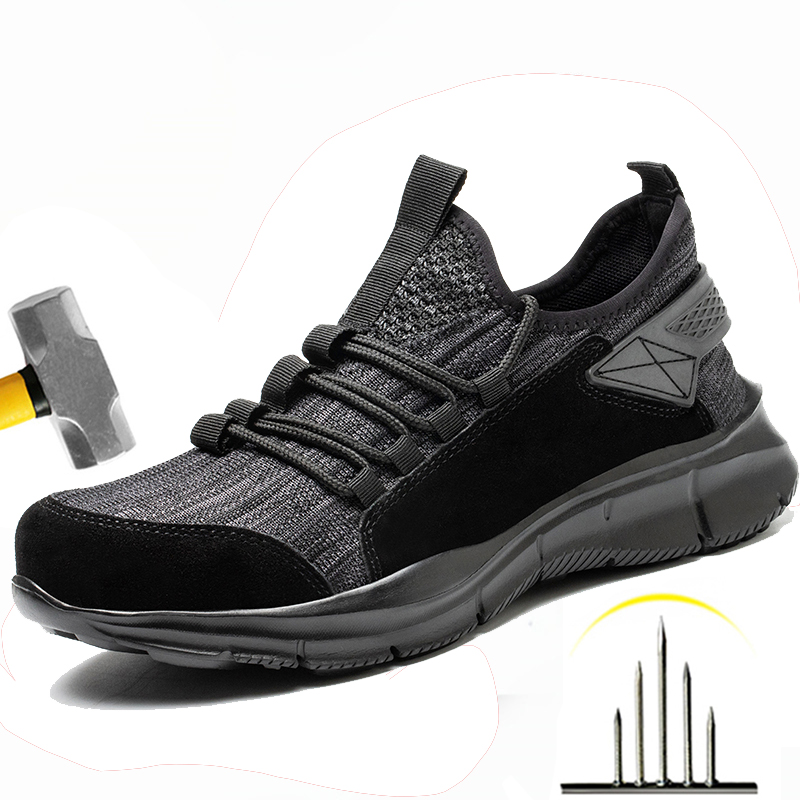 Safety Shoes Men Anti-smash Anti-puncture Work Shoes Light Comfort Men Boots Waterproof Safety Boots Work Sneakers 2022, Black
Safety Shoes Men Anti-smash Anti-puncture Work Shoes Light Comfort Men Boots Waterproof Safety Boots Work Sneakers 2022, Black