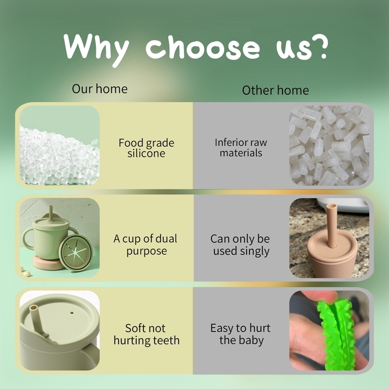 Let's Make Silicone Cups With Lid Multi-function Silicone Snack Cup BPA-Free Portable Storage Snack Container Learning Drink Cup 220512