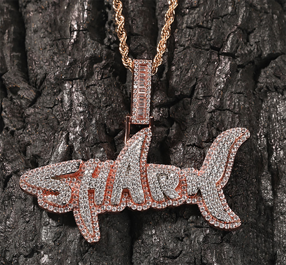 New Hip hop Copper CZ Shark Pendant Micro Pave Cubic Zirconia Simulated Diamonds Pendant Necklace Mens Fashion Jewelry
New Hip hop Copper CZ Shark Pendant Micro Pave Cubic Zirconia Simulated Diamonds Pendant Necklace Mens Fashion Jewelry