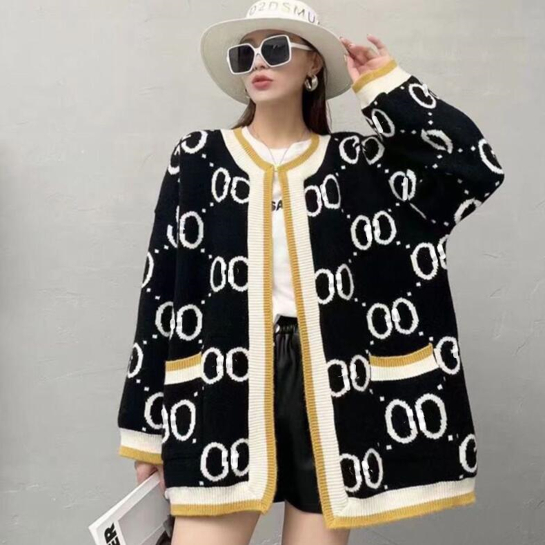 22GG new high quality Women's Sweaters Casual Women knitted sweater designer Sweaters my, Black
22GG new high quality Women's Sweaters Casual Women knitted sweater designer Sweaters my, Black