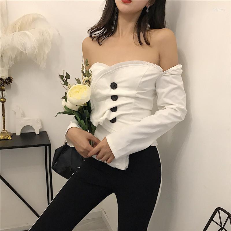 Women' Blouses & Shirts Womens Tops And Blusas Mujer De Moda 2022 Vintage Slash Neck Solid Button Full Off Shoulder Blouse Ruched Summer, Black
Women' Blouses & Shirts Womens Tops And Blusas Mujer De Moda 2022 Vintage Slash Neck Solid Button Full Off Shoulder Blouse Ruched Summer, Black