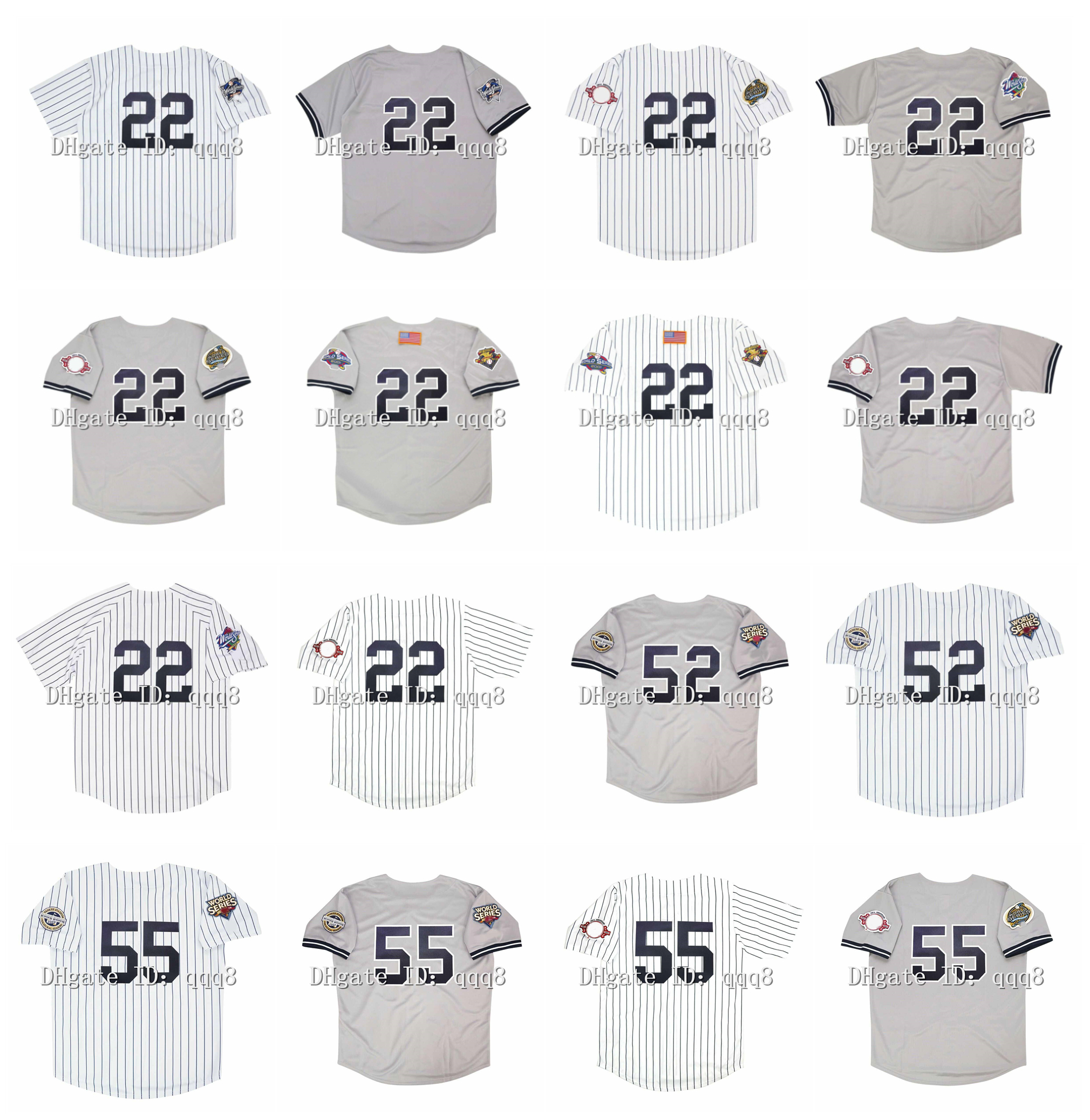 1999 World Series Vintage Roger Clemens Baseball Jerseys Hideki Matsui CC Sabathia 2001 2000 2003 2009 White Grey Size S-4XL, As pic
1999 World Series Vintage Roger Clemens Baseball Jerseys Hideki Matsui CC Sabathia 2001 2000 2003 2009 White Grey Size S-4XL, As pic