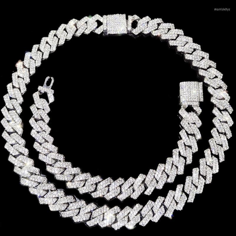 Chains MM Iced Out Miami Cuban Link Chain Necklace For Women Men Golden Prong Rhombus Collar Choker Hip Hop JewelryChains
Chains MM Iced Out Miami Cuban Link Chain Necklace For Women Men Golden Prong Rhombus Collar Choker Hip Hop JewelryChains