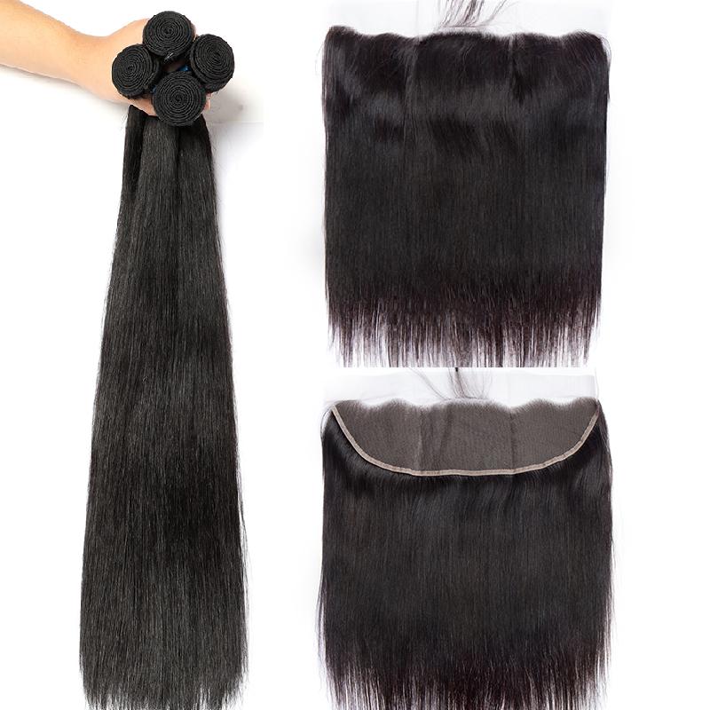 Human Hair Bulks Bone Straight Bundles With Frontal Lace And Malaysian Remy ClosureHuman
Human Hair Bulks Bone Straight Bundles With Frontal Lace And Malaysian Remy ClosureHuman
