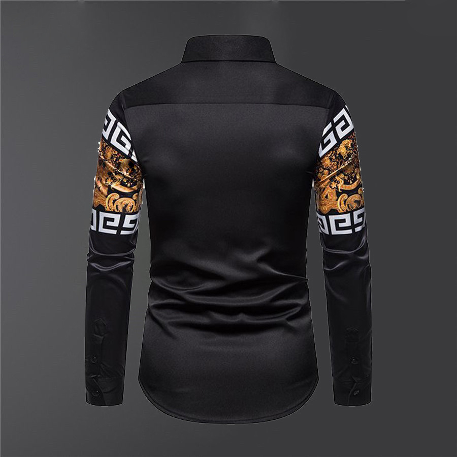 Designers shirts Mens dresses Fashion T Shirts Long sleeve creative portrait Color matching Fit T-shirts Luxurys Tops Clothes vercace shirt European 3XL medus
Designers shirts Mens dresses Fashion T Shirts Long sleeve creative portrait Color matching Fit T-shirts Luxurys Tops Clothes vercace shirt European 3XL medus
