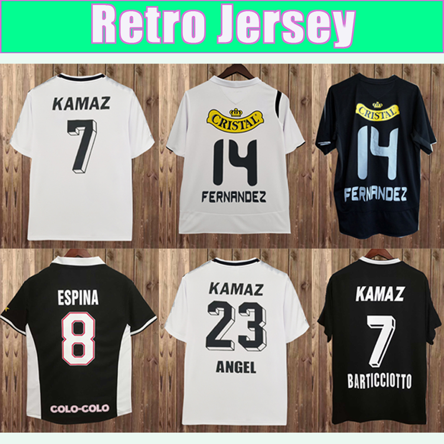 1991 2013 Colo colo Retro Soccer Jerseys ANGEL FERNRNDEZ VIDRL LERL BARTICCIOTTO 06 07 Home White Away Black Football Shirts, Fg8383 1995 home
1991 2013 Colo colo Retro Soccer Jerseys ANGEL FERNRNDEZ VIDRL LERL BARTICCIOTTO 06 07 Home White Away Black Football Shirts, Fg8383 1995 home