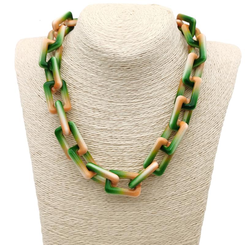Chokers Fashion Necklaces Colorful Plastic Thick Chain Statement Choker Collar Necklace Hip Hop Night Club Jewelry For Women
Chokers Fashion Necklaces Colorful Plastic Thick Chain Statement Choker Collar Necklace Hip Hop Night Club Jewelry For Women