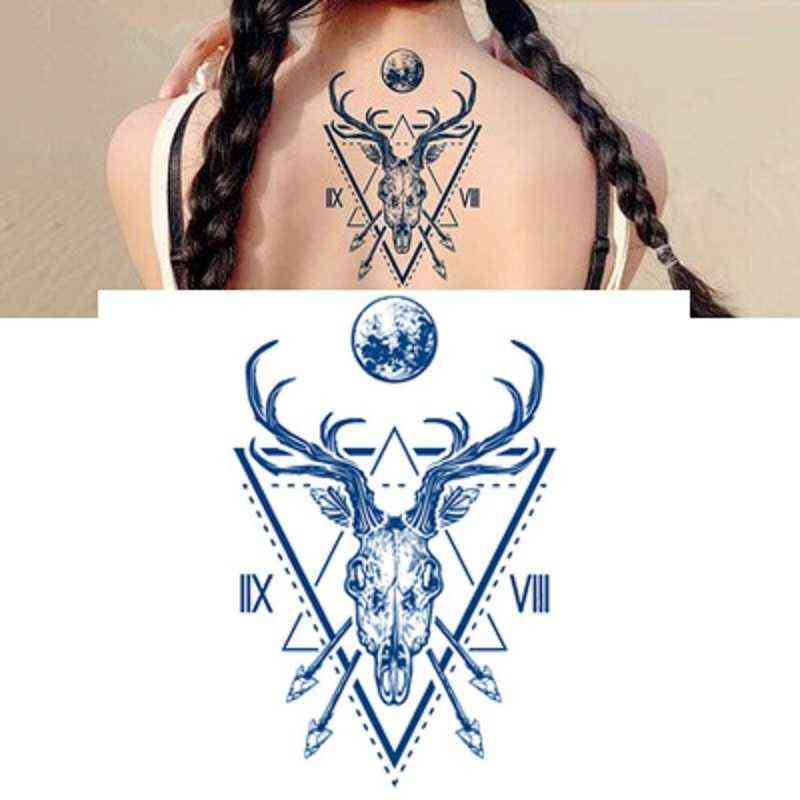 NXY Temporary Tattoo Animal Flower Plant Semi Permanent Stickers Waterproof and Sweat Proof Tiger Lion s Man Women 0330