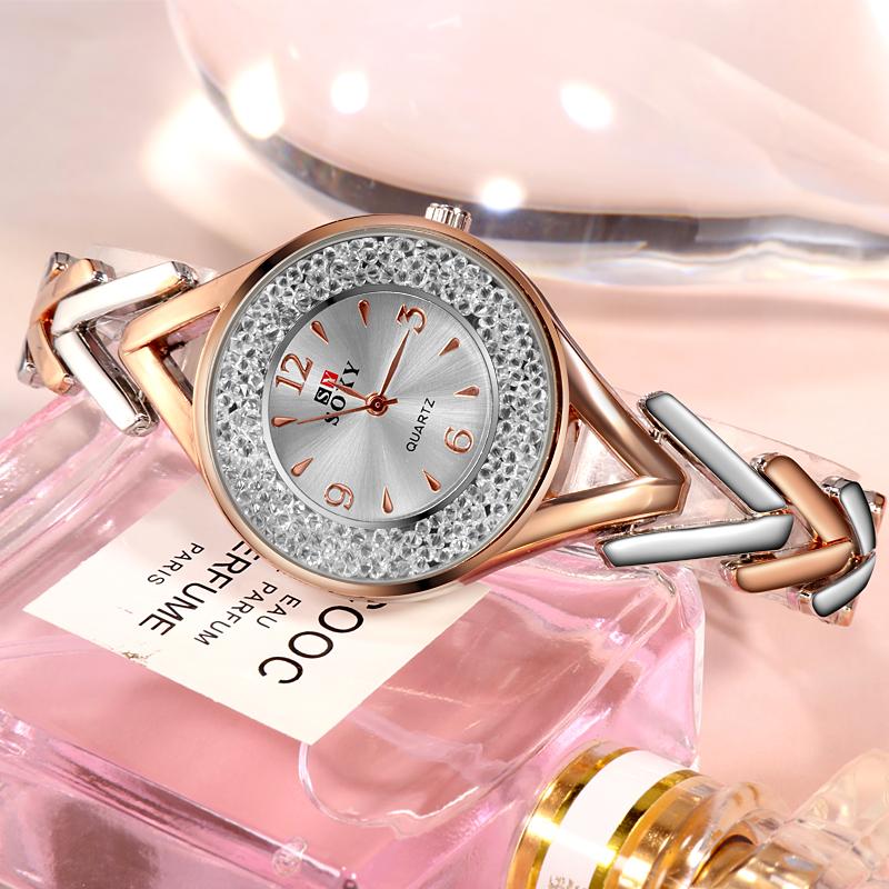 Wristwatches Design Casual SOXY Quartz Watches Feminino Relogio Bracelet Women Watch Emale Clock Zegarek DamskiWristwatches, Gold
Wristwatches Design Casual SOXY Quartz Watches Feminino Relogio Bracelet Women Watch Emale Clock Zegarek DamskiWristwatches, Gold