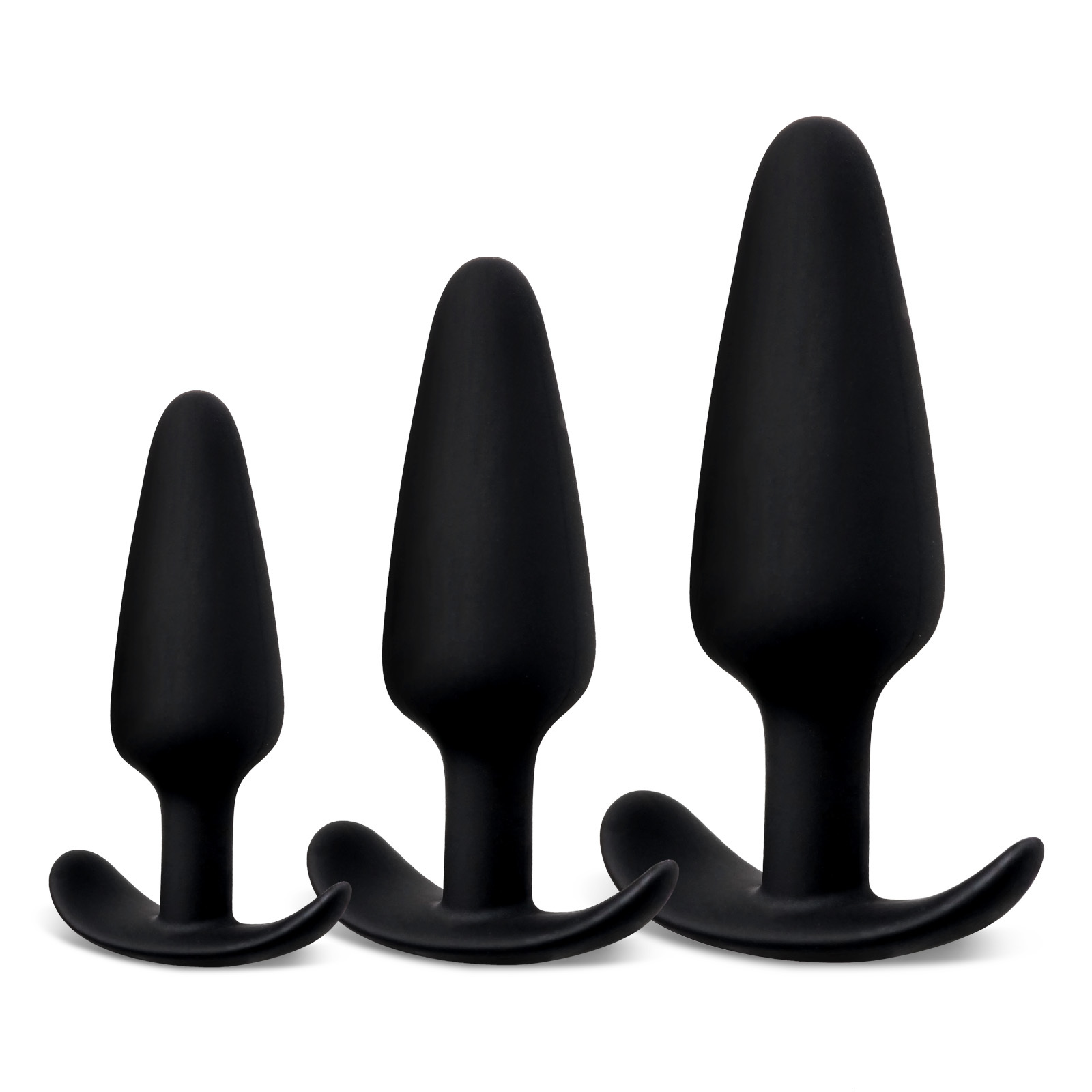 Sexbay Vaginal and Anal Stimulation High-grade Silicone Beads Butt Plug Glass Dildo Penis Sex Toys for Male Toy