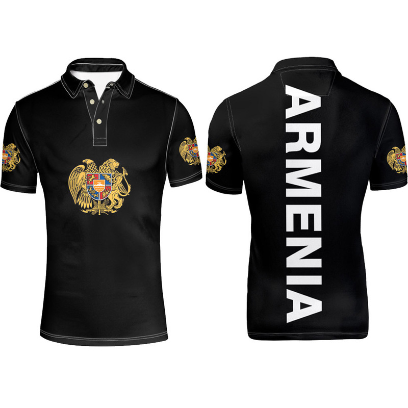 ARMENIA youth custom made name number po red black green tees arm country Polo shirt armenian nation flag am clothes 220608
