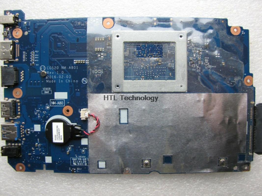 

Motherboards Laptop Motherboard For LENOVO IDEAPAD 110-15IBR CG520 NM-A801 SR2KN N3060 4G 100% Tested