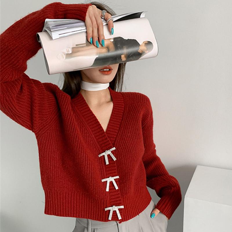 Women's Knits & Tees Spring Knitted Cardigan Sweaters Womens Elegant Long Sleeve Top Red Vintage Warm Korea Style Streetwear Fall Sweter Clo, White
Women's Knits & Tees Spring Knitted Cardigan Sweaters Womens Elegant Long Sleeve Top Red Vintage Warm Korea Style Streetwear Fall Sweter Clo, White