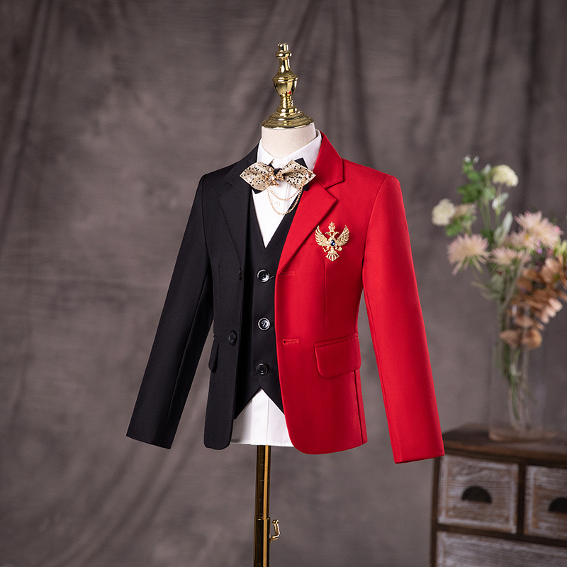 Suits Wedding Suit For Boys Children Stage Performance Formal Suit Flower Kids School Graduation Party Set Girl Piano Ceremony Costume, Jacket pants 2pcs
Suits Wedding Suit For Boys Children Stage Performance Formal Suit Flower Kids School Graduation Party Set Girl Piano Ceremony Costume, Jacket pants 2pcs