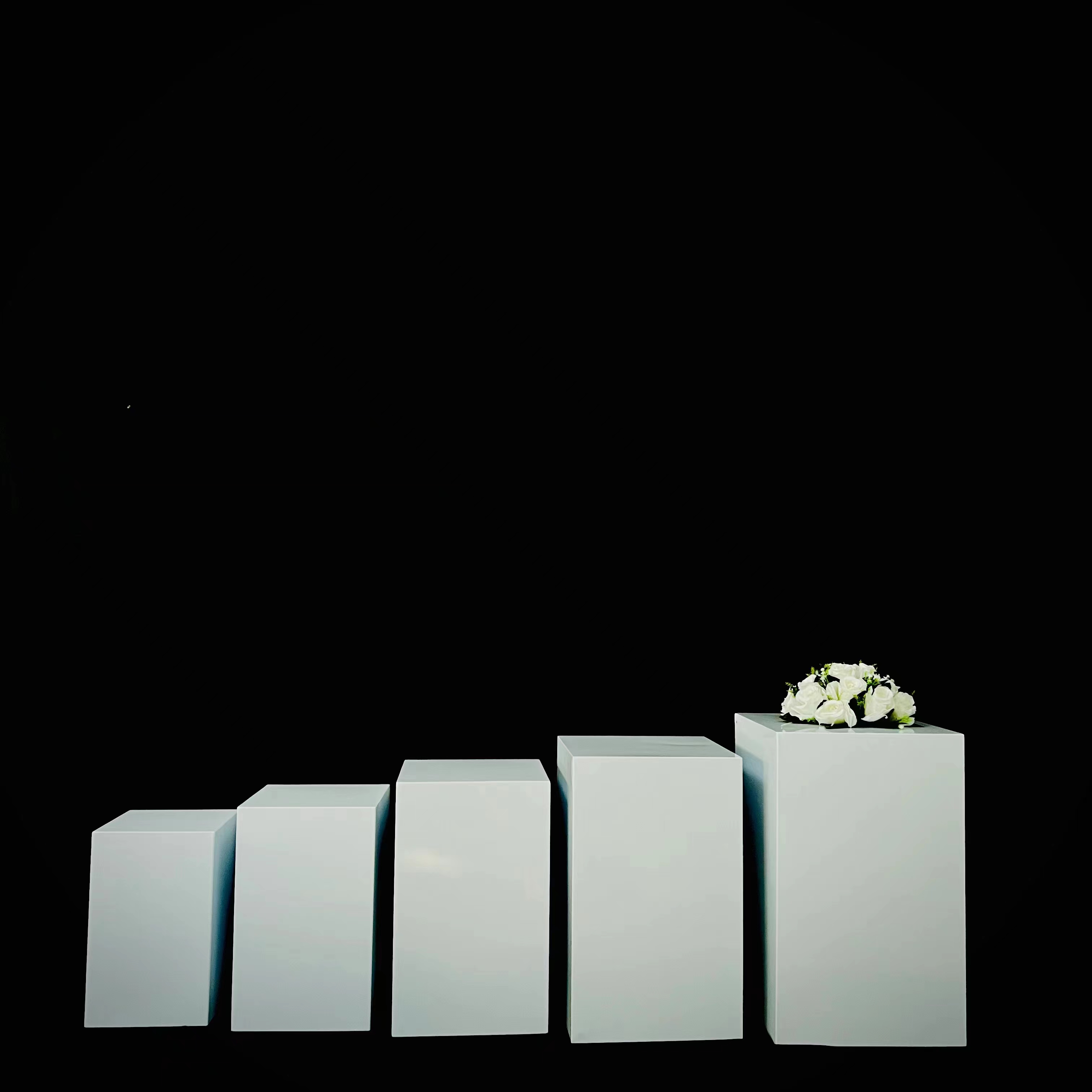 10pcs Wedding Decoration White Column Dessert Table Banquet Mall Store Display Window Centerpiece Aisle Backdrops Flower Vase Feast Cake Fruits Holder