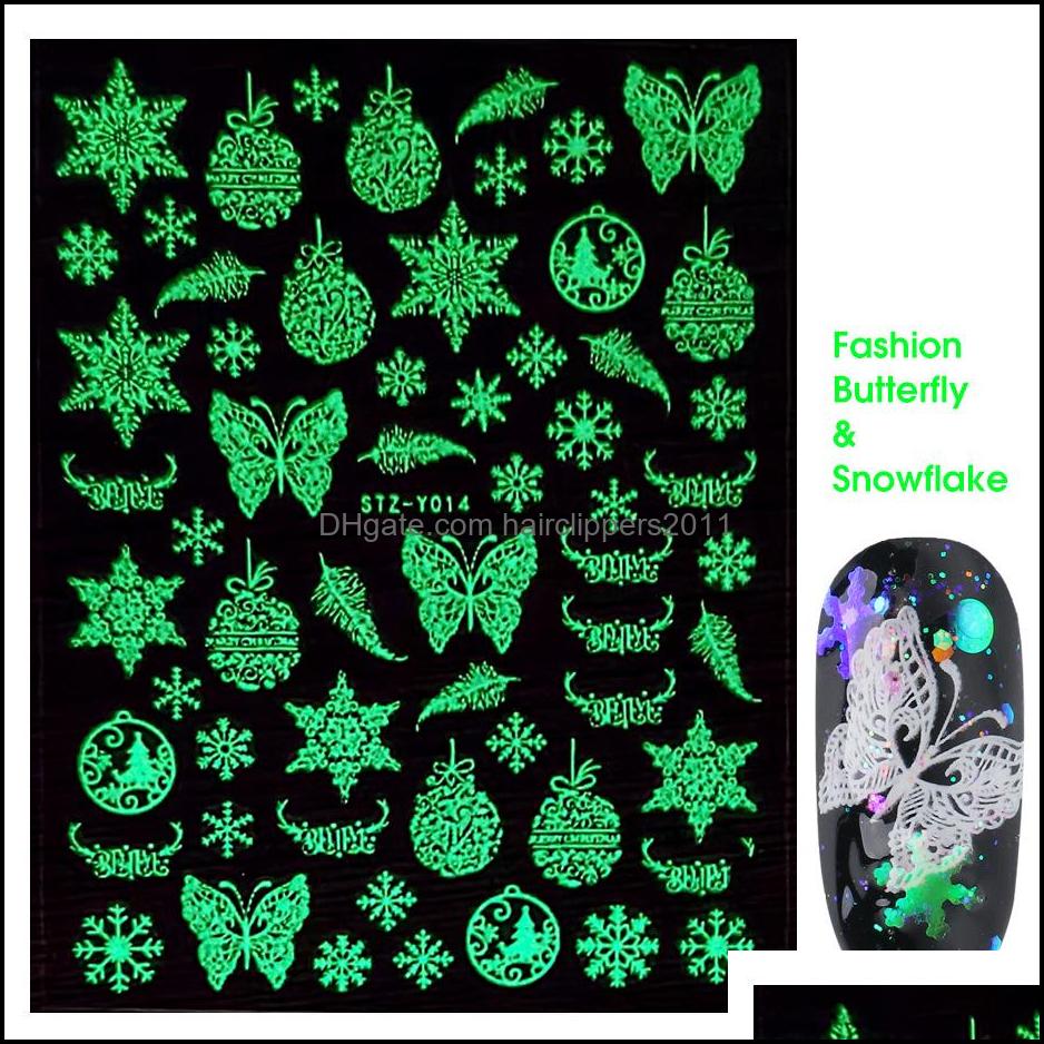 Stickers Decals Nail Art Salon Health Beauty Christmas Series Glow In The Dark Celebrity Luminous Snowflake Tree 3D Adhesive Drop Delivery, Stz-y010
Stickers Decals Nail Art Salon Health Beauty Christmas Series Glow In The Dark Celebrity Luminous Snowflake Tree 3D Adhesive Drop Delivery, Stz-y010