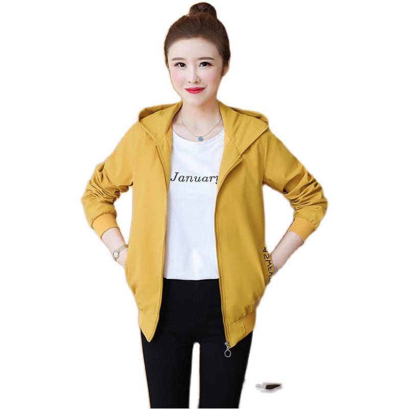 Women's Jackets Women Spring Autumn Coat Ladies Short Jacket Hooded Zipper Casual Lining Basic Loose Female Outerwear Tops Sports 4XL, Yellow
Women's Jackets Women Spring Autumn Coat Ladies Short Jacket Hooded Zipper Casual Lining Basic Loose Female Outerwear Tops Sports 4XL, Yellow