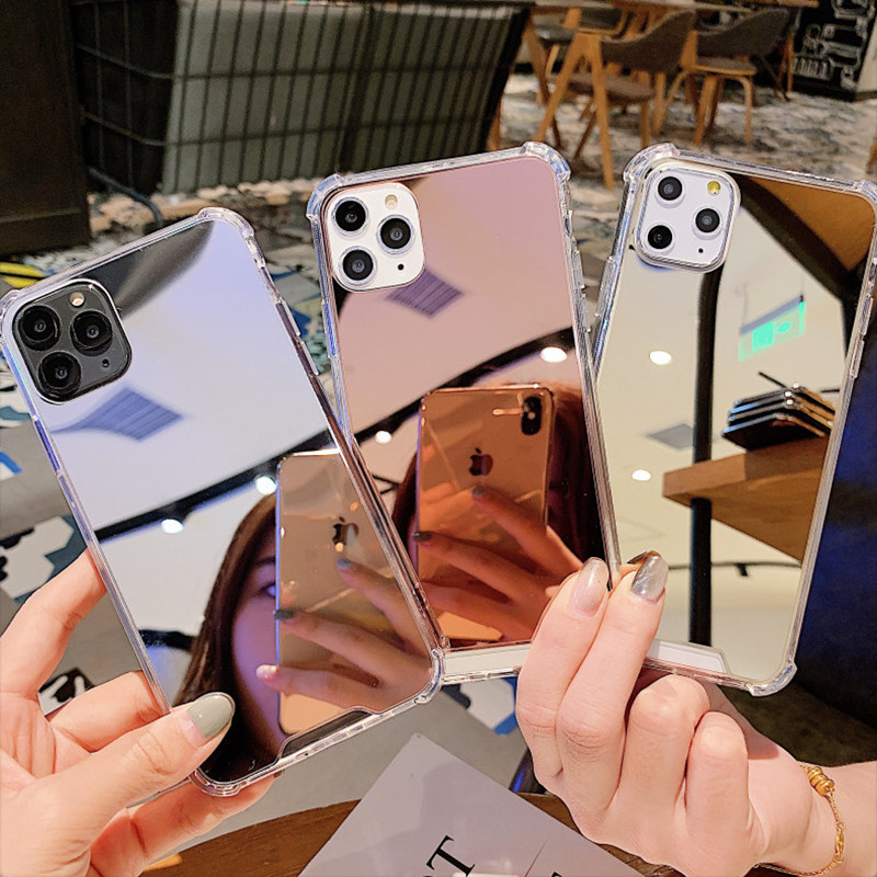 Luxury Clear Makeup Mirror TPU Cases For iphone XS MAX XR 13 12 11ProMAX Shockproof Cover 7 8 6plus 11 PRO Phone Case, Gold
Luxury Clear Makeup Mirror TPU Cases For iphone XS MAX XR 13 12 11ProMAX Shockproof Cover 7 8 6plus 11 PRO Phone Case, Gold