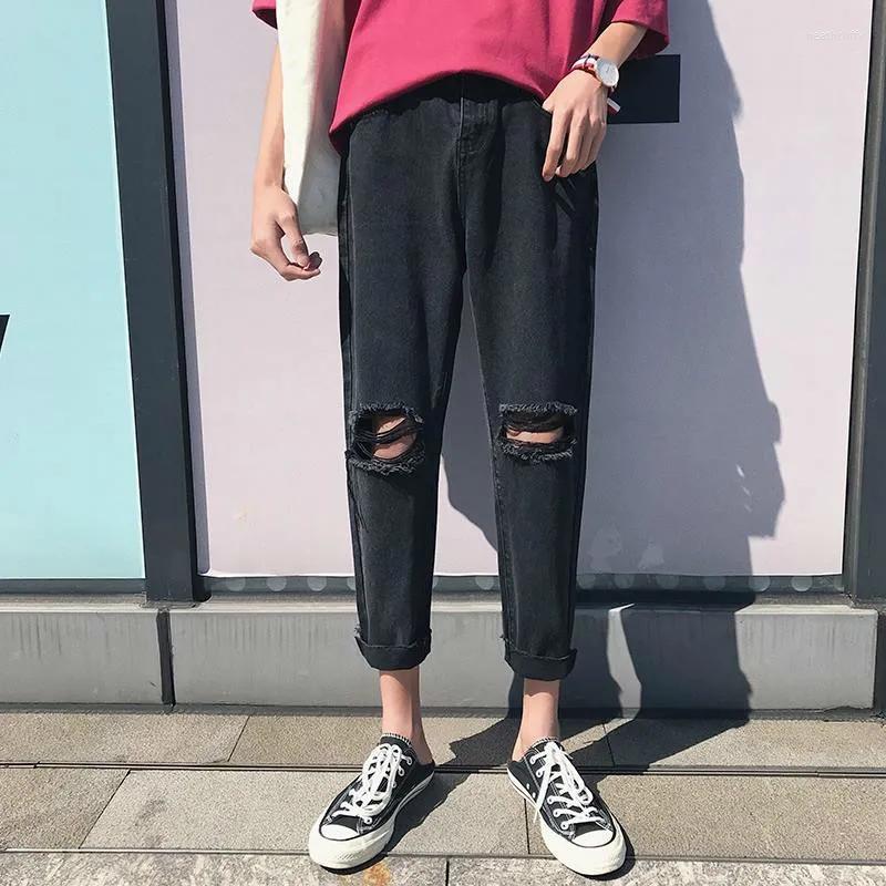 Men's Jeans Ripped For Men Fashion Casual Slim Denim Pencil Pants Men's Clothing Cropped Trousers Blue S-2XL Drop Heat22, Black
Men's Jeans Ripped For Men Fashion Casual Slim Denim Pencil Pants Men's Clothing Cropped Trousers Blue S-2XL Drop Heat22, Black