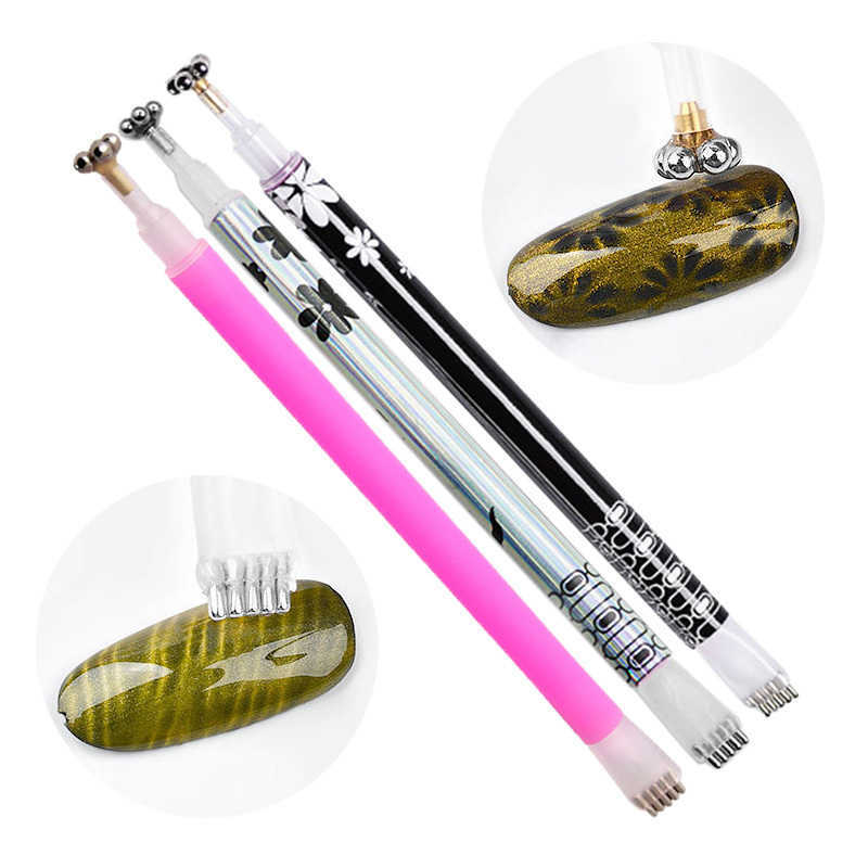 Nail Tool Cat Eye Magnetic Stick Rod Powerful Magnet Pen For Cat Eye Gel Polish Nail Art Decoration Palo Magnetico De Ojo De Gato