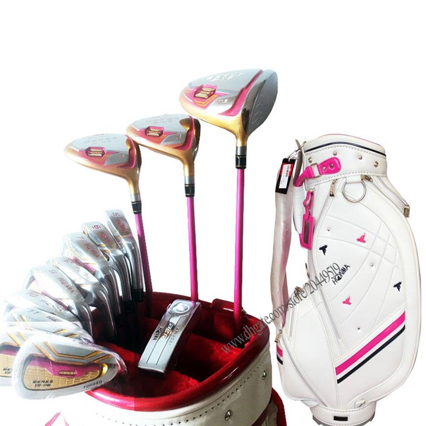 New Women Golf clubs HONMA S-06 Complete Set of Clubs Golf wood irons Putter No bag Golf set Clubs Graphite shaft 280V
New Women Golf clubs HONMA S-06 Complete Set of Clubs Golf wood irons Putter No bag Golf set Clubs Graphite shaft 280V