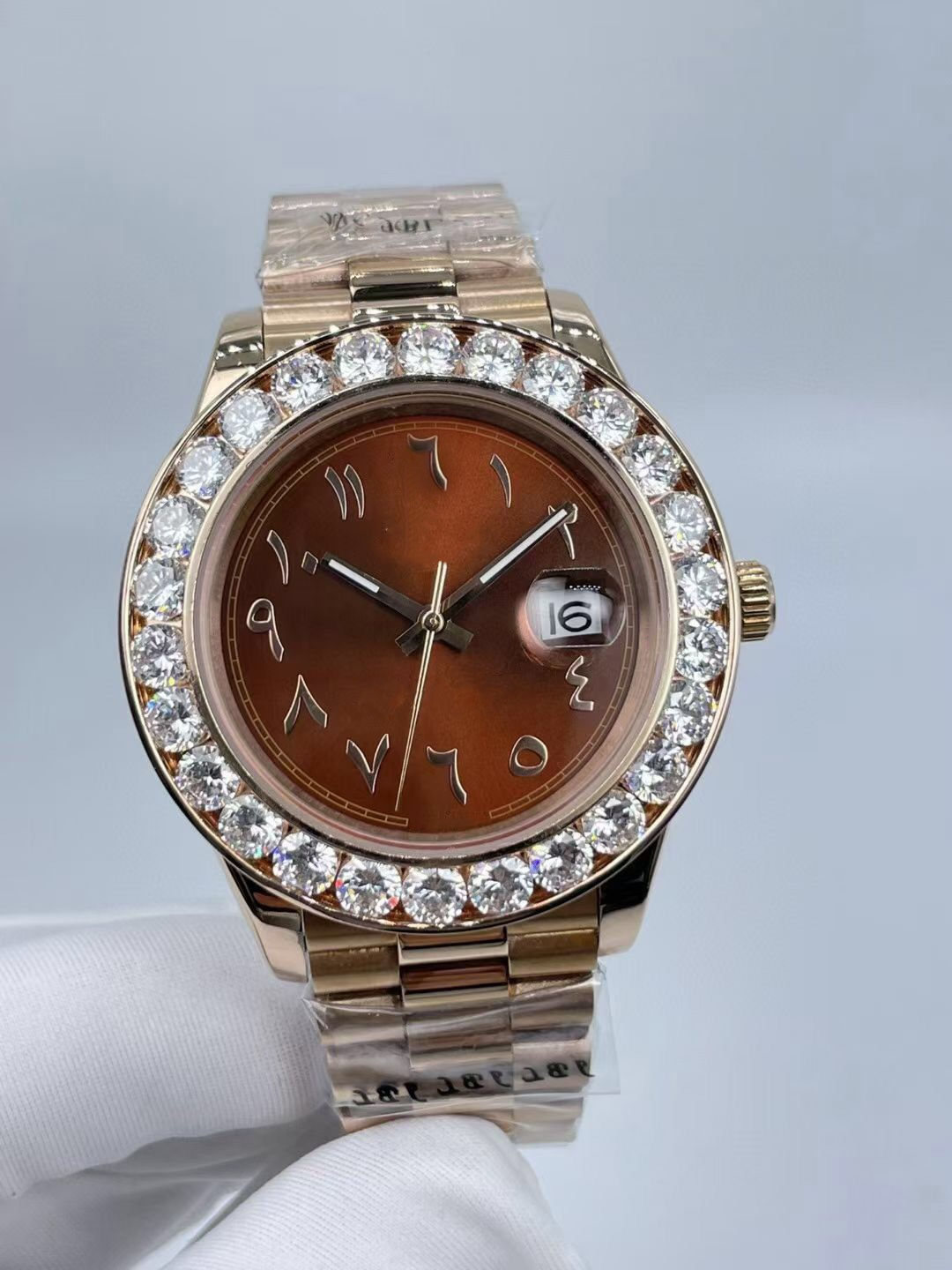Mens Automatic Mechanical Watch 41mm Datejust Diamond Bezel Men's Watches Stainless Steel Strap Waterproof Watches High Quality Men Wristwatches