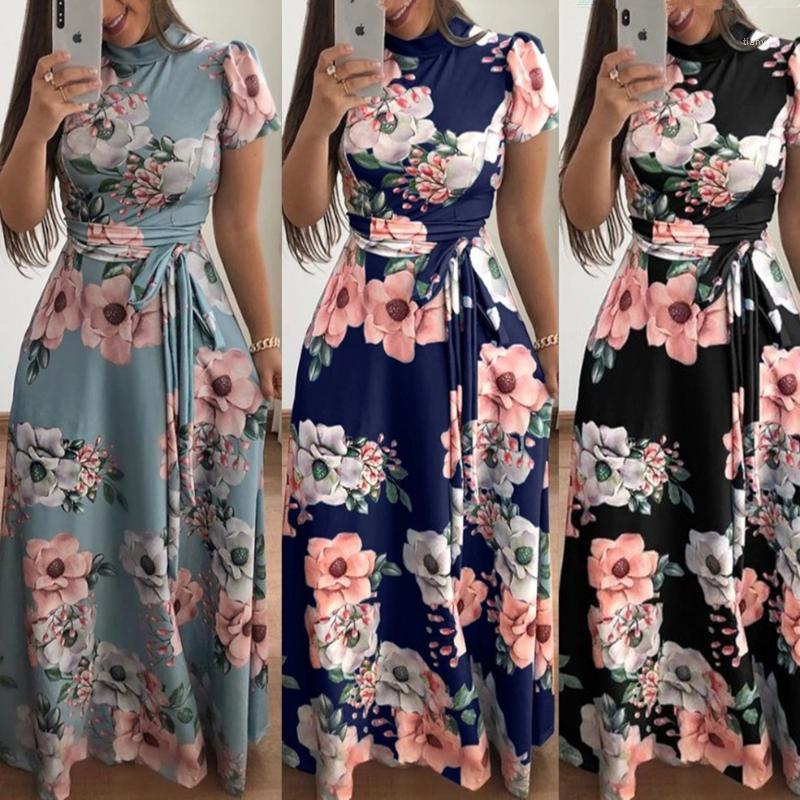 Casual Dresses Plus Size Women' Summer Long Super Dress 2022 Sleeve Flower Print High Collar Bandage Vestidos, Black
Casual Dresses Plus Size Women' Summer Long Super Dress 2022 Sleeve Flower Print High Collar Bandage Vestidos, Black
