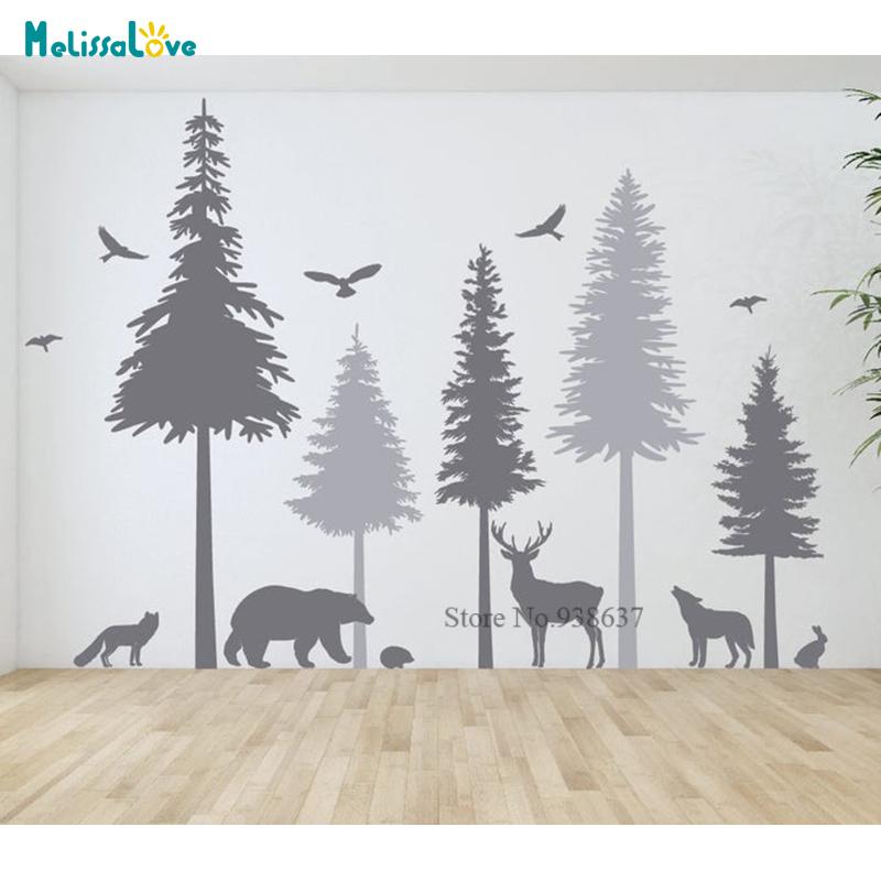 Wall Stickers Woodland Nursery Pine Tree With Animals Bear Baby Room Decal Sticker Home Decor Removable BB772
Wall Stickers Woodland Nursery Pine Tree With Animals Bear Baby Room Decal Sticker Home Decor Removable BB772