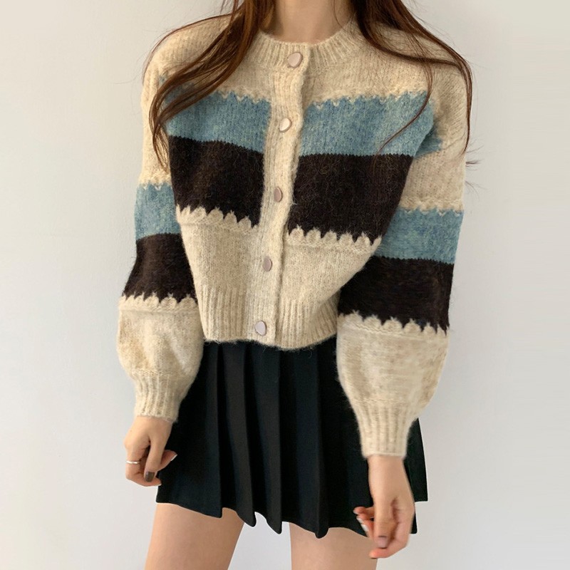 Women Loose Casual Short Cardigans New Arriva Autumn Winter Korean Style Patchwork Color Ladies Knitted Sweaters W531, Pink
Women Loose Casual Short Cardigans New Arriva Autumn Winter Korean Style Patchwork Color Ladies Knitted Sweaters W531, Pink