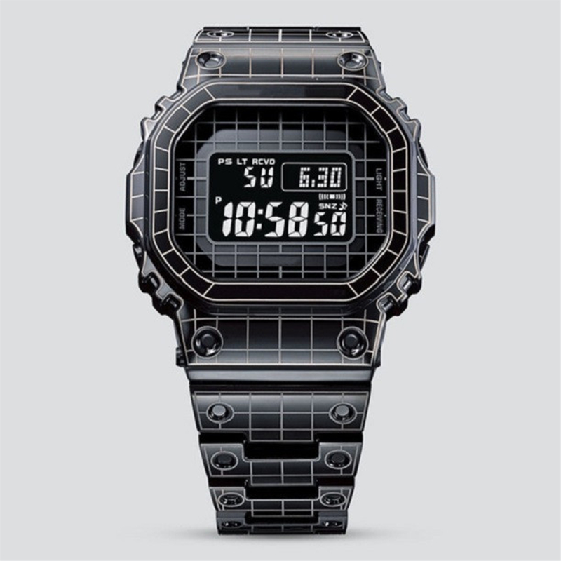 Men's Watch Digital Sports Quartz DW-5600 Watch LED Cold Light Display Full Function Waterproof World Time Metal Folding Buckle
Men's Watch Digital Sports Quartz DW-5600 Watch LED Cold Light Display Full Function Waterproof World Time Metal Folding Buckle