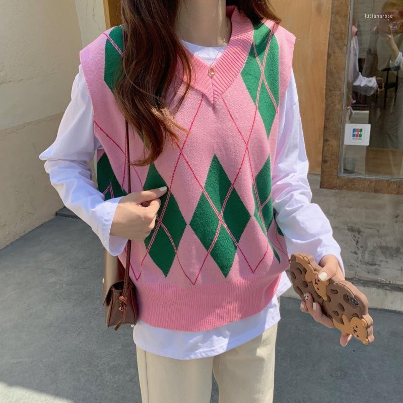 Women's Vests Knit Sweater Retro Rhombus Vest Women Temperament 2022 Autumn And Winter Sleeveless Pullover Outer Wear Top Trend Luci22, Photo color
Women's Vests Knit Sweater Retro Rhombus Vest Women Temperament 2022 Autumn And Winter Sleeveless Pullover Outer Wear Top Trend Luci22, Photo color