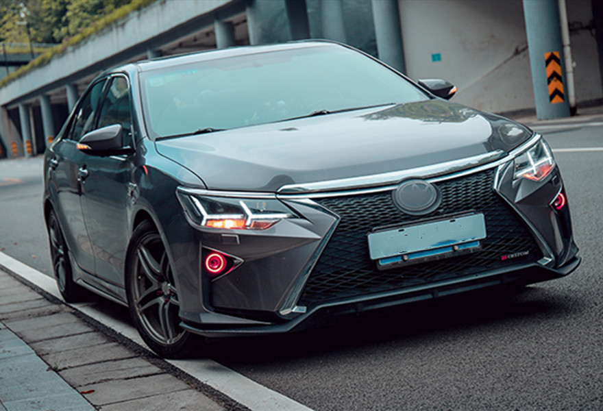 Car Head Light For Toyota Camry 15-17 Headlights LED DRL Running lights Bi-Xenon Beam Airplane Auto Head Lamp Headlamps