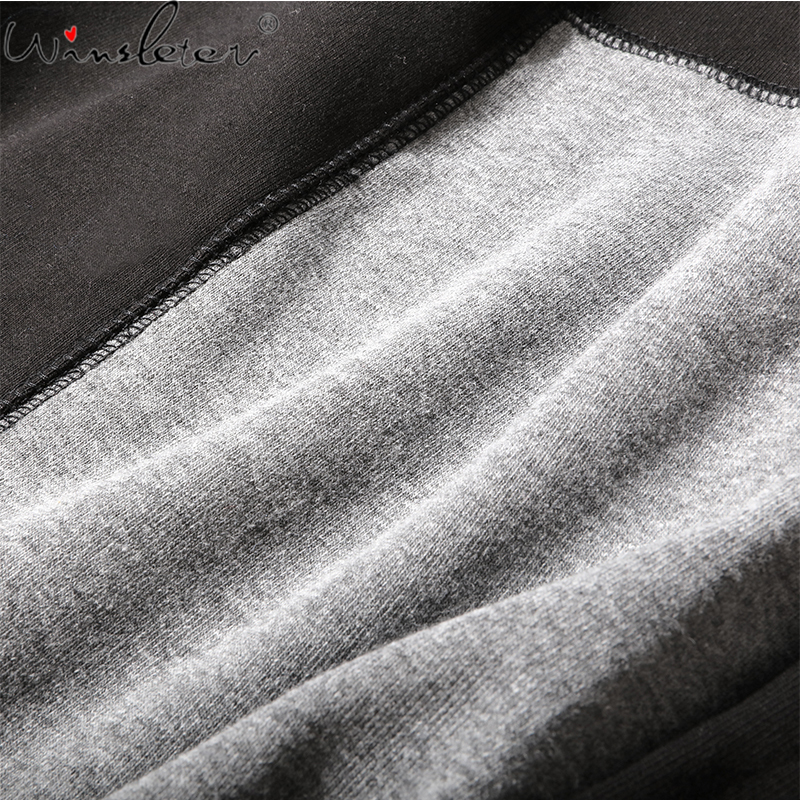 Women Spring/Autumn Slim T-Shirt Patchwork Bottoming Long Sleeve Casual Korean Minimalist Triko Top Tees Sanded T07833B 220321