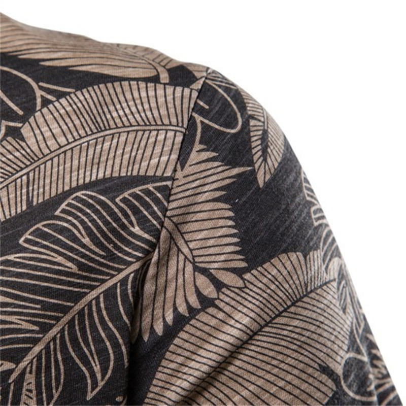 AIOPESON Summer Leaf Printed T Shirts Men Oneck 100% Cotton Shortsleeved Mens TShirt Summer Male Tops Tee Shirts 220704