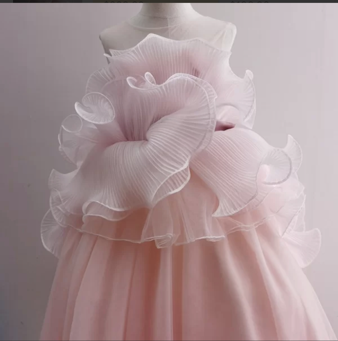 Glitter Flower Girls' Dresses Birthday Party Gown Appliques Sequins Tulle Lace Rufflls Sleeveless High Neck Appliqued Floor Length Custom Made Tailored, Ivory
Glitter Flower Girls' Dresses Birthday Party Gown Appliques Sequins Tulle Lace Rufflls Sleeveless High Neck Appliqued Floor Length Custom Made Tailored, Ivory