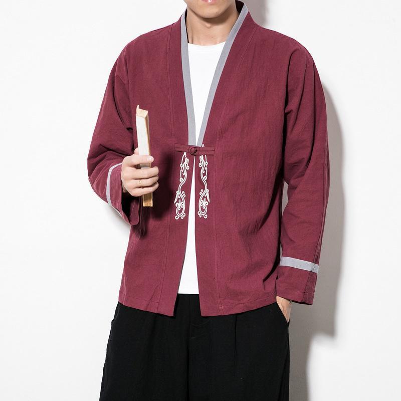 Men's Casual Shirts Chinese Style Cotton Linen Hanbok 2022 Spring Embroidered Long Sleeved Jacket, Black
Men's Casual Shirts Chinese Style Cotton Linen Hanbok 2022 Spring Embroidered Long Sleeved Jacket, Black