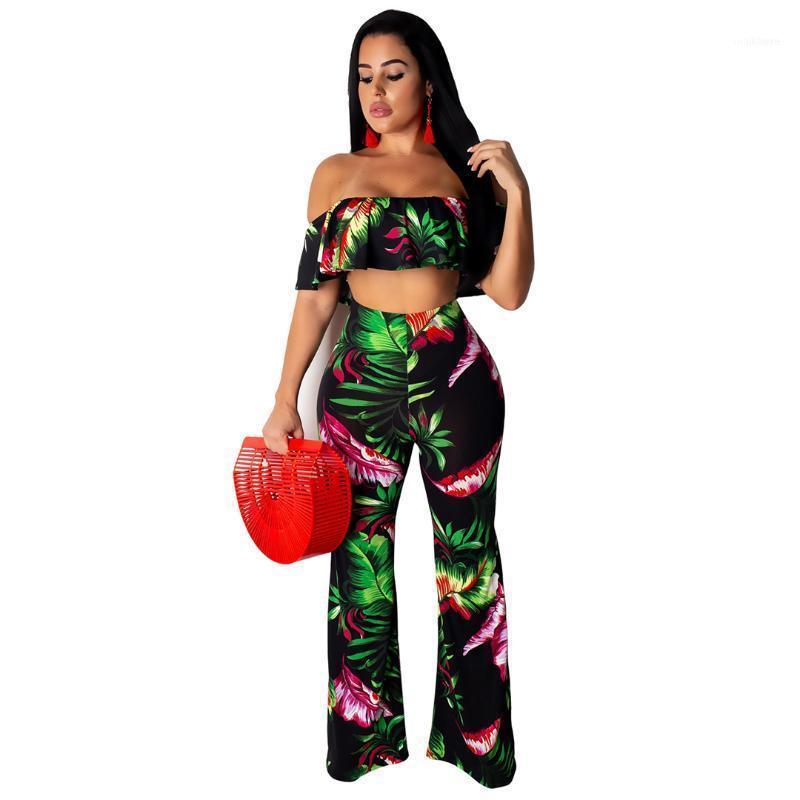 Tmustobe Casual Print Two Piece Set Off Shoulder Women Summer Fashion Ruffle Slash Neck Crop Top And Wide Leg Pants Lady Outfit Dress, White
Tmustobe Casual Print Two Piece Set Off Shoulder Women Summer Fashion Ruffle Slash Neck Crop Top And Wide Leg Pants Lady Outfit Dress, White