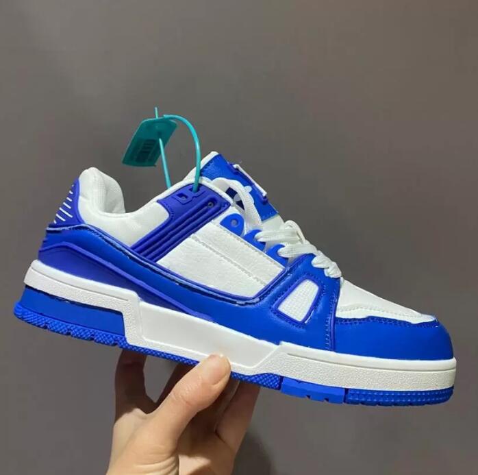 2022 Designer Sneakers Trainers Shoes Luxury Men Women Low Cut Lace-Up Leather Green Blue Black Casual Outdoor Zapatos Walking Shoes 36-44
2022 Designer Sneakers Trainers Shoes Luxury Men Women Low Cut Lace-Up Leather Green Blue Black Casual Outdoor Zapatos Walking Shoes 36-44