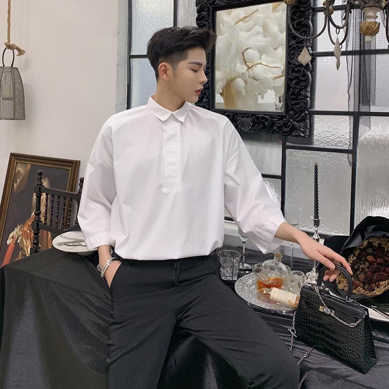 College Style Retro Unique Design Shirts Men Casual Loose Comfortable Personality Slim Stage Singer Costumes Men's, Black
College Style Retro Unique Design Shirts Men Casual Loose Comfortable Personality Slim Stage Singer Costumes Men's, Black