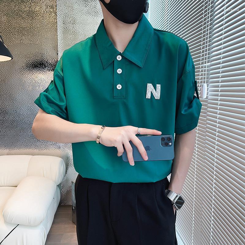 Men's Polos Fashion Lapel Shirts Men Summer Short Sleeve Loose Casual T-shirt Oversized Social Streetwear Tee Tops ClothingMen's Men'sMen's, Black
Men's Polos Fashion Lapel Shirts Men Summer Short Sleeve Loose Casual T-shirt Oversized Social Streetwear Tee Tops ClothingMen's Men'sMen's, Black