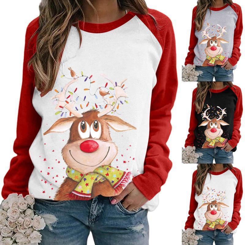 Fashion Women Shirt Blouse Tops Casual Christmas Printing Raglan Long Sleeve Shirts High Quality Ladies Top Women's Hoodies & Sweatshirts, Black
Fashion Women Shirt Blouse Tops Casual Christmas Printing Raglan Long Sleeve Shirts High Quality Ladies Top Women's Hoodies & Sweatshirts, Black