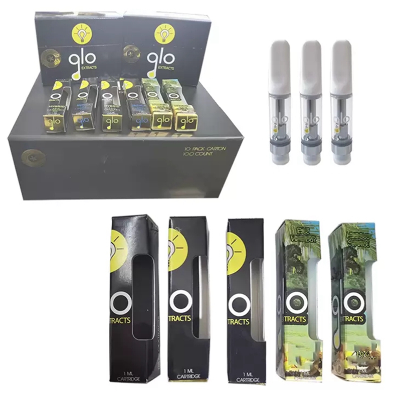 GLO Extracts Glass Carts Atomizer Ceramic Coil Vape Cartridges 0.8ml 1.0ml Empty 510 Thread Thick Oil Cartridge packaging vaporizer
GLO Extracts Glass Carts Atomizer Ceramic Coil Vape Cartridges 0.8ml 1.0ml Empty 510 Thread Thick Oil Cartridge packaging vaporizer