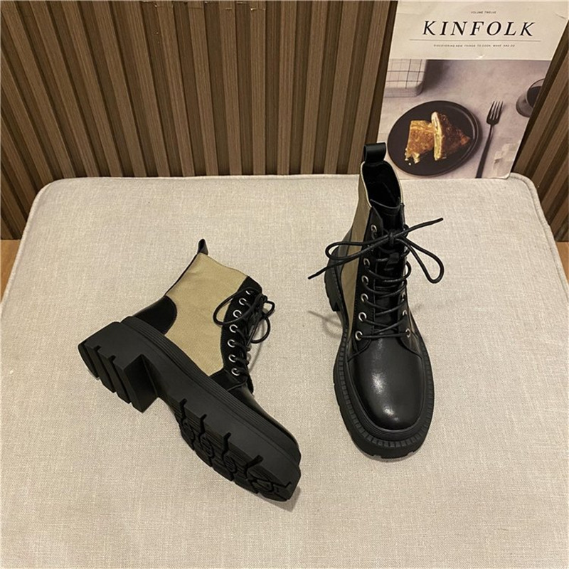 boots women's 2021 new British style short tube thick bottom bandage color matching thin short boots women's spring and aT220718, Style 2
boots women's 2021 new British style short tube thick bottom bandage color matching thin short boots women's spring and aT220718, Style 2